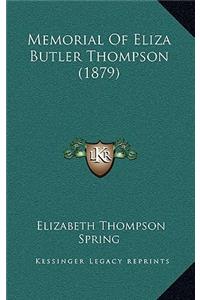 Memorial of Eliza Butler Thompson (1879)