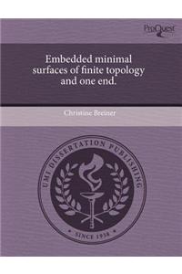 Embedded Minimal Surfaces of Finite Topology and One End