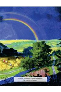 Cornell Notes Art Cover Notebook 160 Numbered Pages