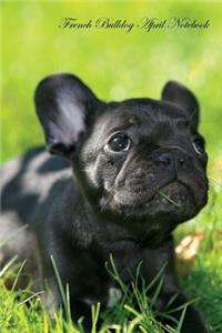 French Bulldog April Notebook & Journal. Also French Bulldog Notepad, To Do List, Academic Notepad, Scrap Book, Diary