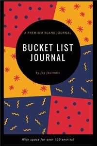 Blank Bucket List Journal