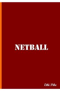 Ethi Pike - Netball Notebook / Extended Lines / Soft Matte Cover