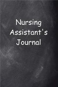 Nursing Assistant's Journal Chalkboard Design