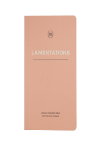 Lsb Scripture Study Notebook: Lamentations