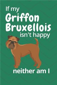 If my Griffon Bruxellois isn't happy neither am I