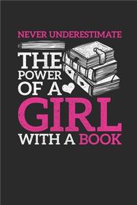 Never Underestimate The Power Of A Girl With A Book