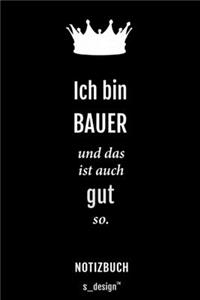 Notizbuch für Bauer