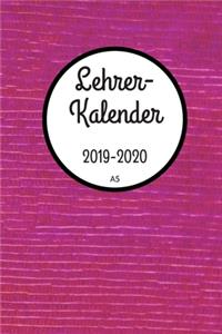 Lehrerkalender 2019 2020 A5