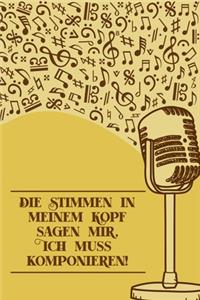 Die Stimmen in meinem Kopf sagen mir, ich muss komponieren