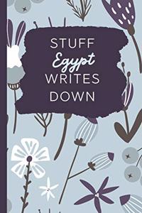 Stuff Egypt Writes Down