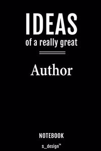 Notebook for Authors / Author