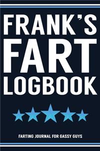 Frank's Fart Logbook Farting Journal For Gassy Guys