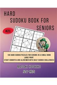 Hard Sudoku Book For Seniors # 21