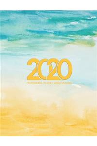 2020 Professional Monthly Weekly Planner