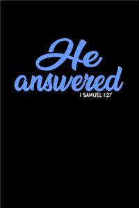 He Answered 1 Samuel 1