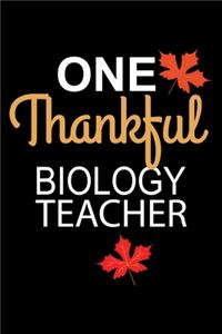 One Thankful Biology Teacher