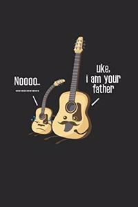 Uke I'm your father Music Humor Notebook