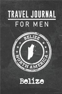 Travel Journal for Men Belize