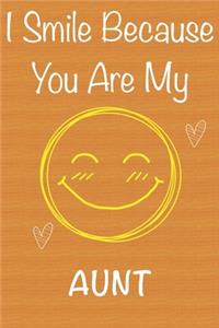 I Smile Because You Are My Aunt