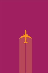 The Airplane Journal: 150 Page Lined Notebook/Diary