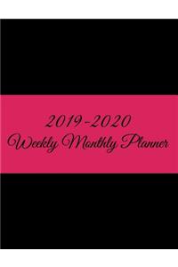 2019-2020 Weekly Monthly Planner