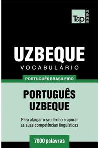 Vocabulário Português Brasileiro-Uzbeque - 7000 palavras