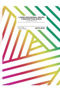 Large Hexagonal Graph Composition Book