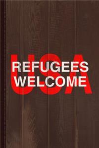 Syrian Refugees Welcome Journal Notebook