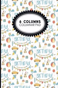 6 Columns Columnar Pad