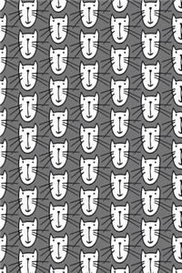 Bullet Journal Notebook for Cat Lovers Smiley Cats Pattern 10