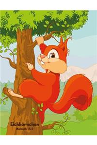 Eichhörnchen-Malbuch 1 & 2