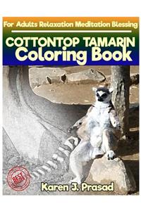 COTTONTOP TAMARIN Coloring book for Adults Relaxation Meditation Blessing
