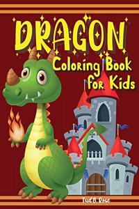 DRAGON Coloring Book for Kids