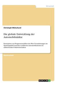 globale Entwicklung der Automobilmärkte