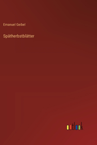 Spätherbstblätter