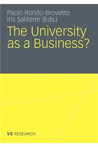 University as a Business