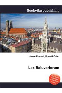 Lex Baiuvariorum