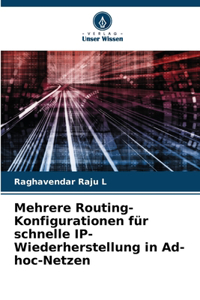 Mehrere Routing-Konfigurationen für schnelle IP-Wiederherstellung in Ad-hoc-Netzen