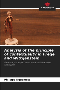 Analysis of the principle of contextuality in Frege and Wittgenstein