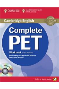Complete Pet for Spanish Speakers Workbook with Answers with Audio CD