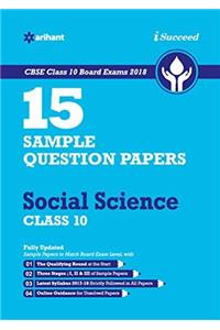 15 Sample Question Papers Social Science for Class 10 CBSE