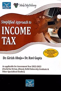 Simplified Approach To Income Tax For B.Com Hons. 2020-2021