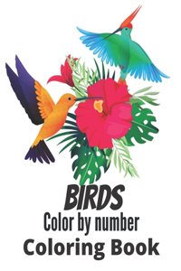 Birds Color By Number Coloring Book