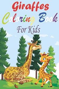 Giraffes Coloring Book For Kids