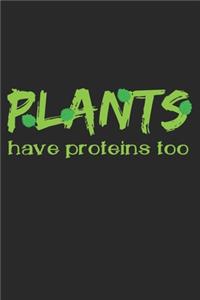 Plants Have Proteins Too