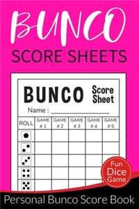 Bunco Score Sheets