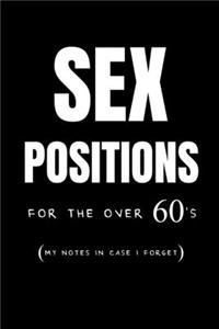 SEX Positions for the over 60's (my notes in case I forget)