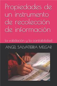 Propiedades de un instrumento de recolección de información