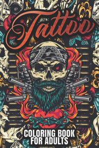 Tattoo Coloring Book For Adults