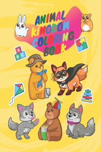 Animal kingdom coloring book